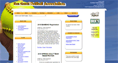 Desktop Screenshot of bengerensoftball.com